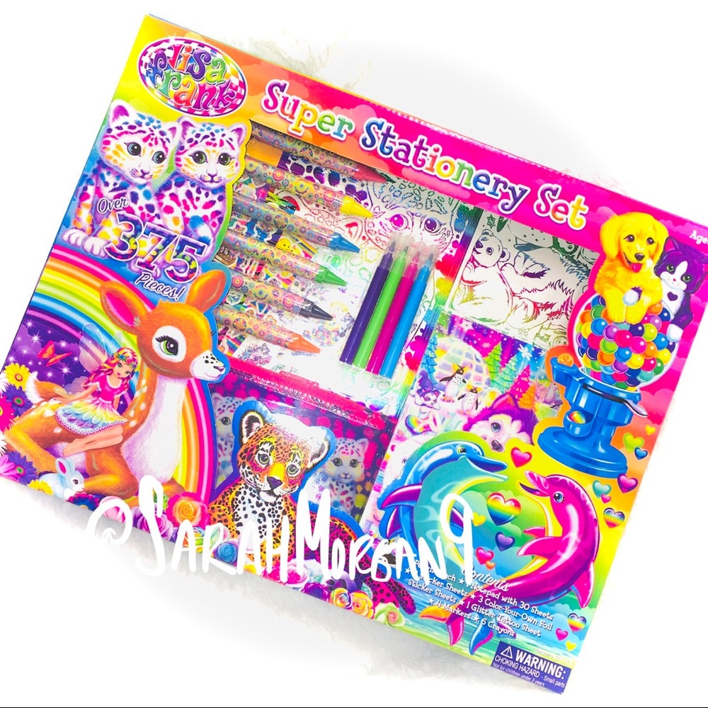 NEW • Lisa Frank • Super Stationery Gift Box Set